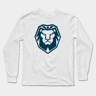 Lion Head Illustration Long Sleeve T-Shirt